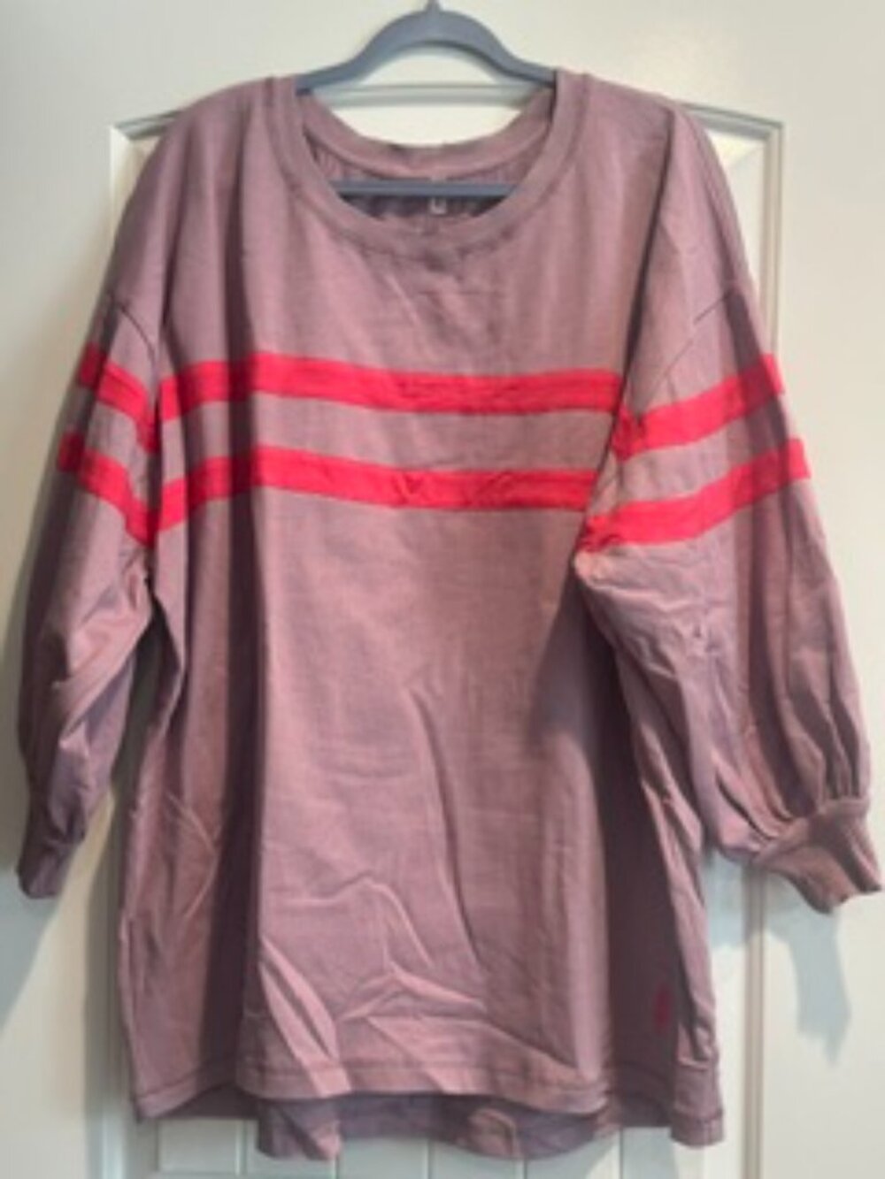 NWOT Free People Post Up Layer Top Purple size- MEDIUM - Picture 4 of 5